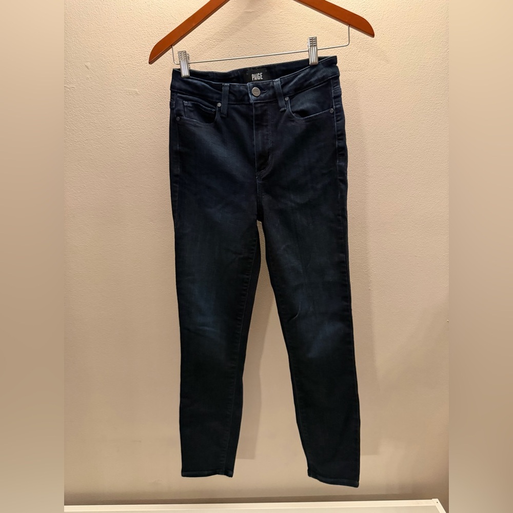 PAIGE‎ Women's Midnight Blue Skinny Jeans